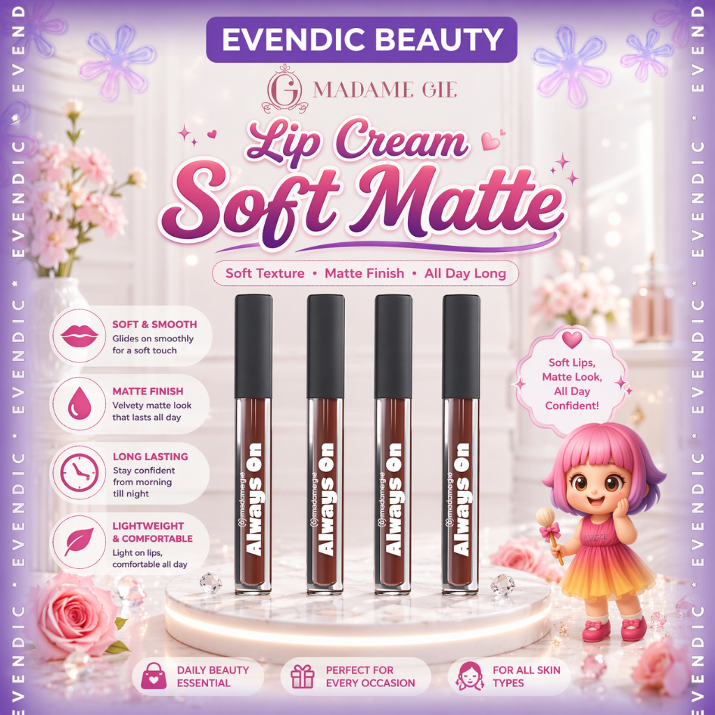 MADAME GIE LIPSTIK ALWAYS ON MATTE FINISH