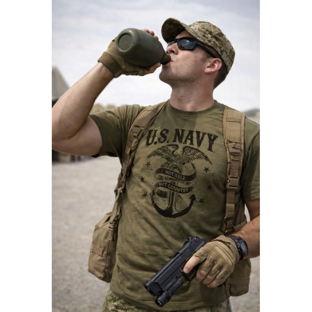 Kaos US ARMY T Shirt Military Design US NAVY ARTWORK