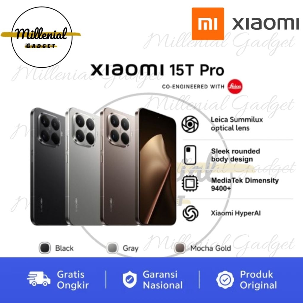 XIAOMI ( 14T / 14T PRO / 15T / 15T PRO ) ORIGINAL BERGARANSI RESMI XIAOMI SERVICE CENTER TAM
