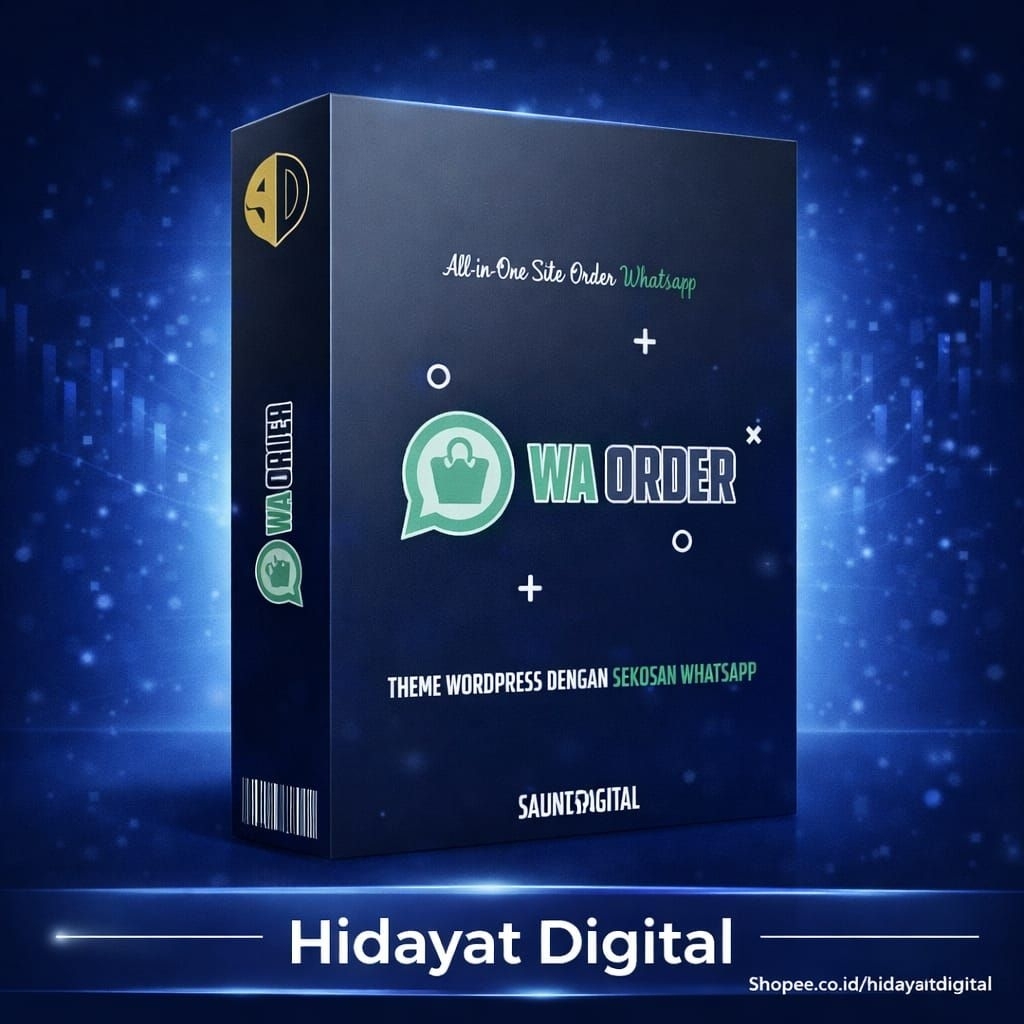 wa order template wordpress- (bahasa Indonesia)