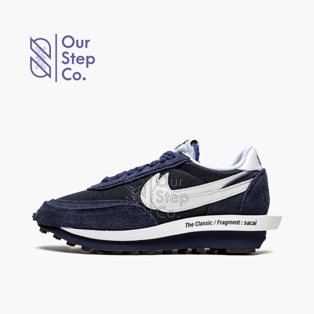 Sepatu Nike x Sacai x Fragment LD Waffle Blue Void Original BNIB
