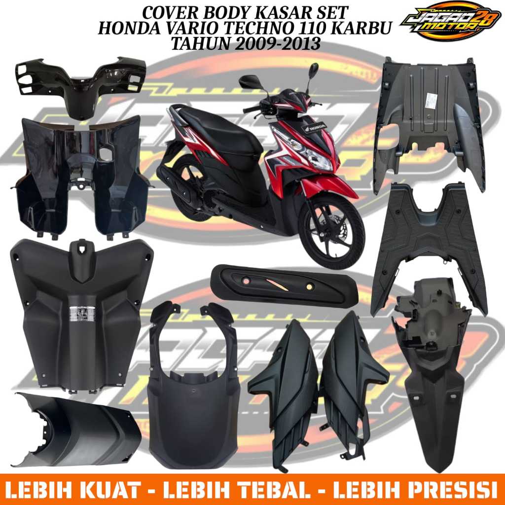 Body Kasar Atas Bawah Samping Depan Belakang Vario 110 Techno Tekno Cbs - Body Kasar Honda Vario Tec
