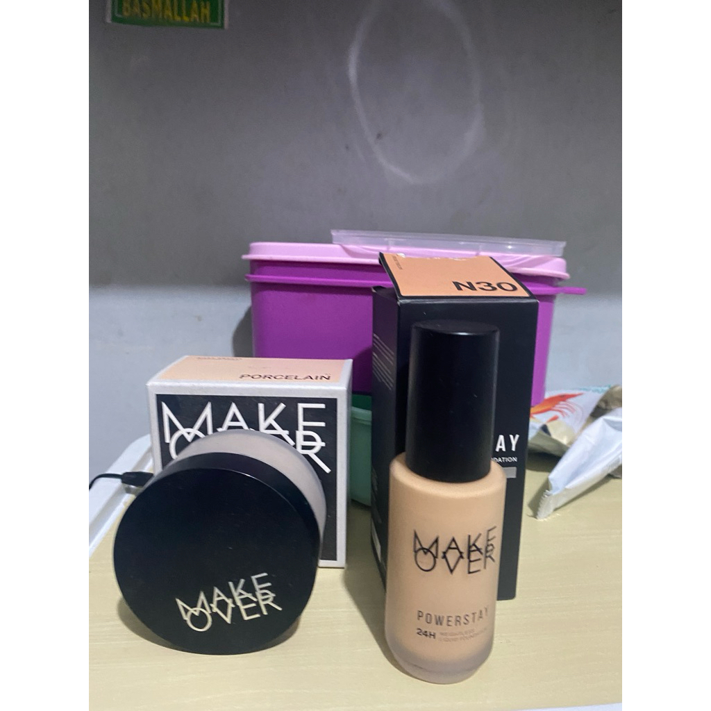 foundation make over/ bedak tabur make over
