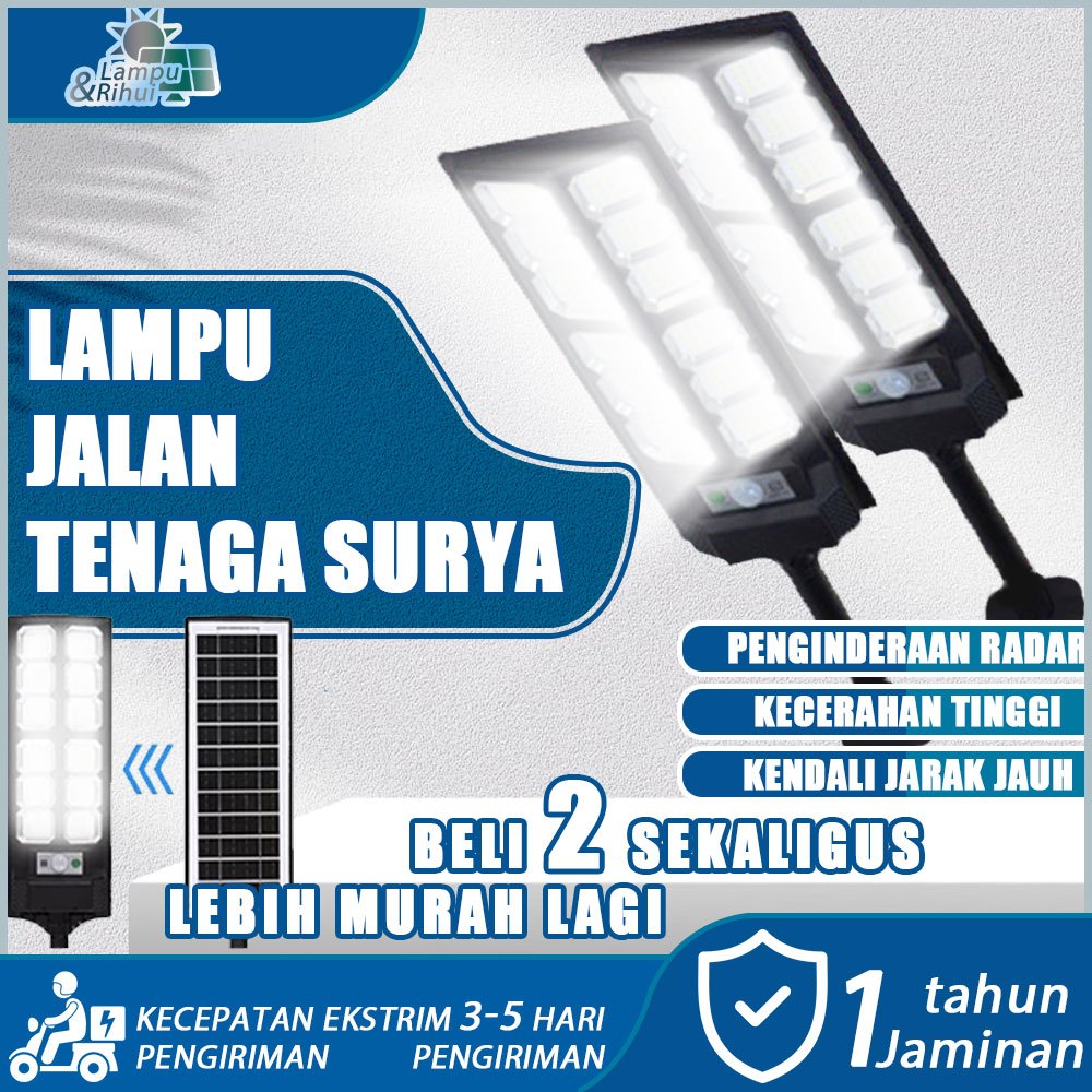 Lampu Jalan Tenaga Surya 5000W, Lampu Jalan Terintegrasi, Penerangan Tenaga Surya
