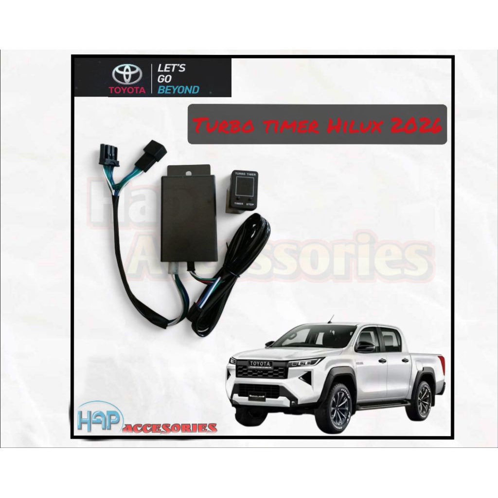 turbo timer Hilux 2026 oem original - turbo timer mobil Hilux 2026 soket to soket