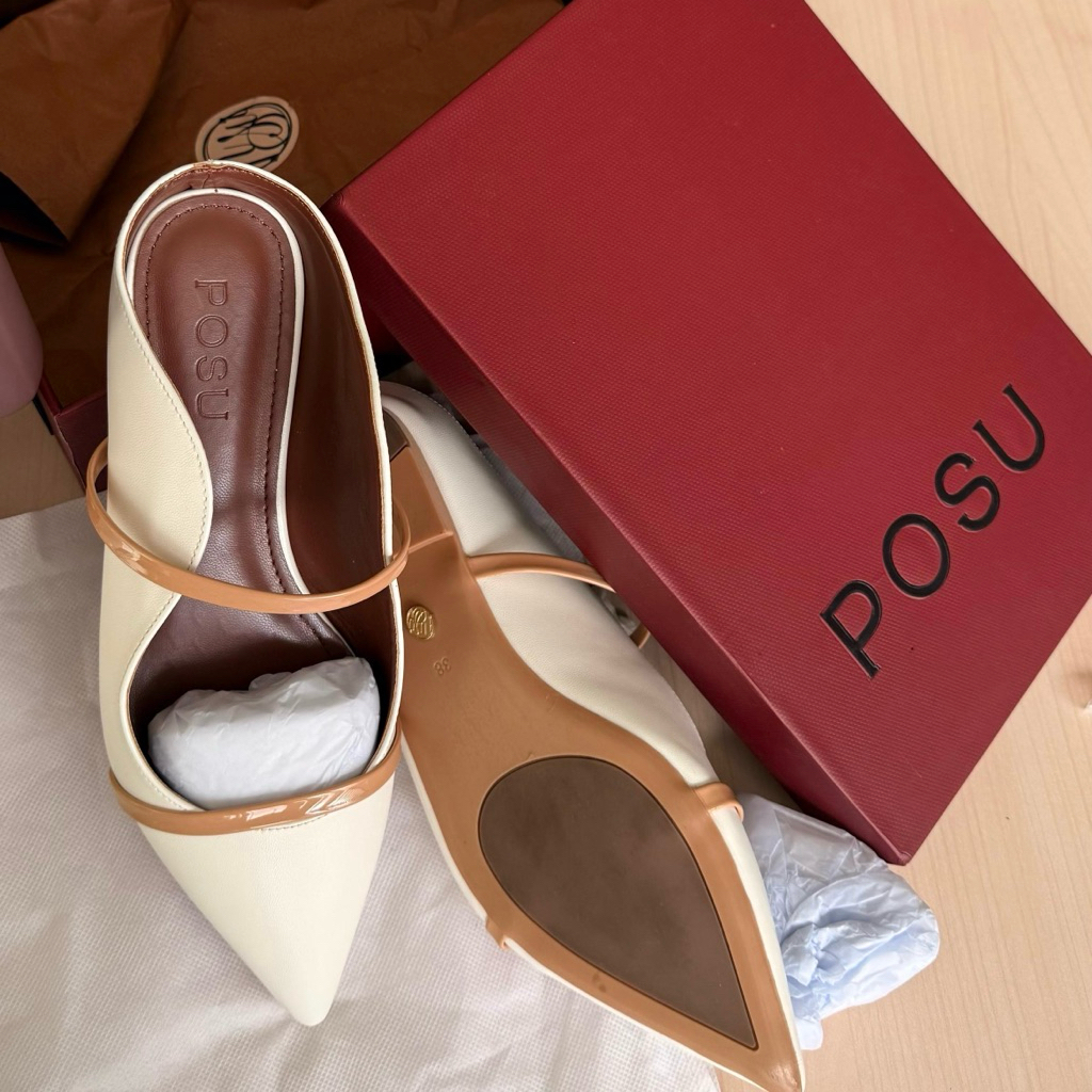 preloved POSU Lou Sandal Flat Wanita (NEW)