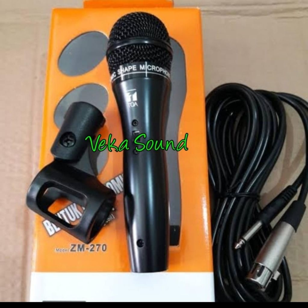 Mic Toa ZM270 Microphone Kabel Toa ZM 270 Original