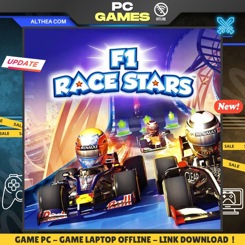 F1 RACE STARS - RACING - ARCADE - MULTIPLAYER - GAME PC / LAPTOP - OFFLINE - ALTHEA COM