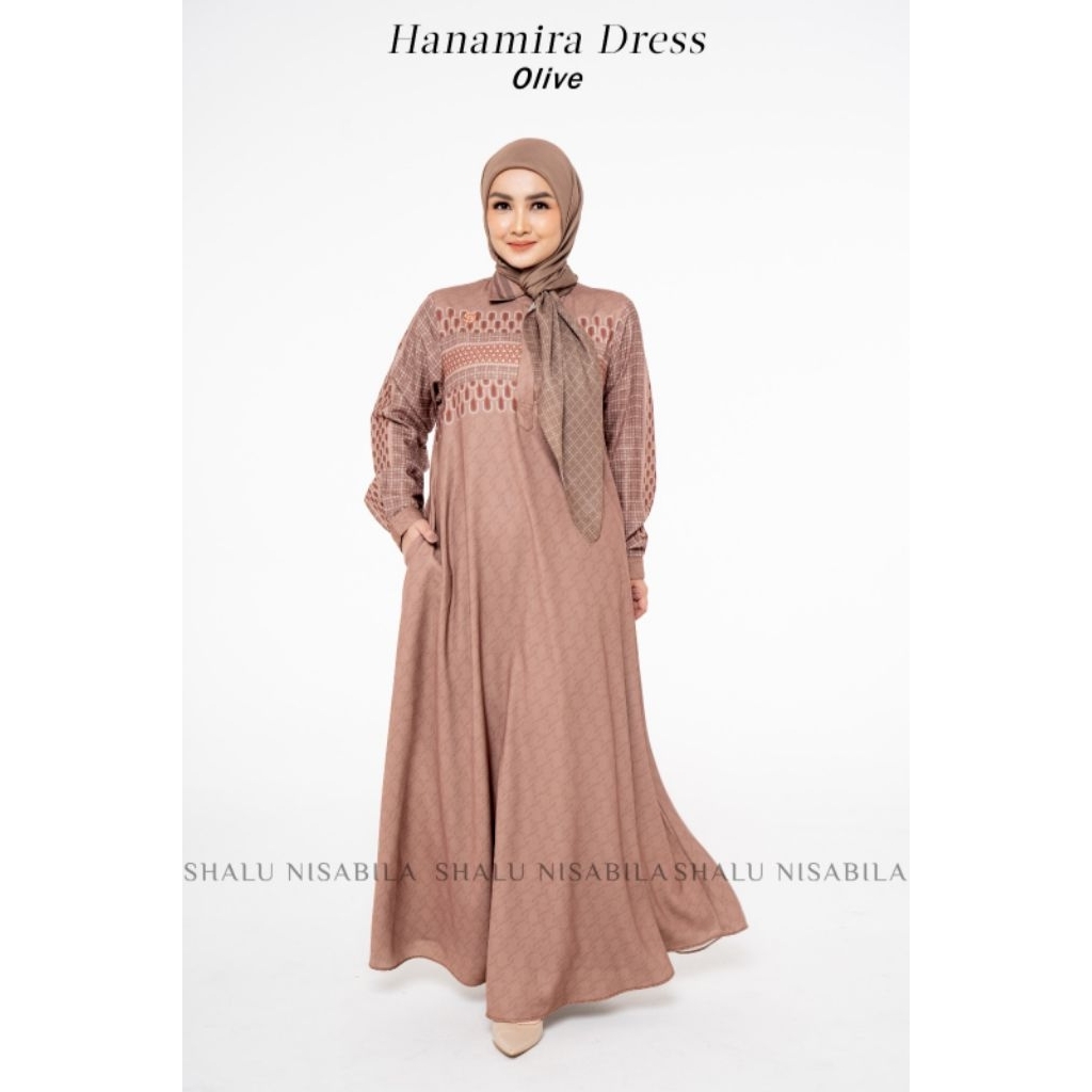 HANAMIRA DRESS SET SCARF BY SHALU NISABILA