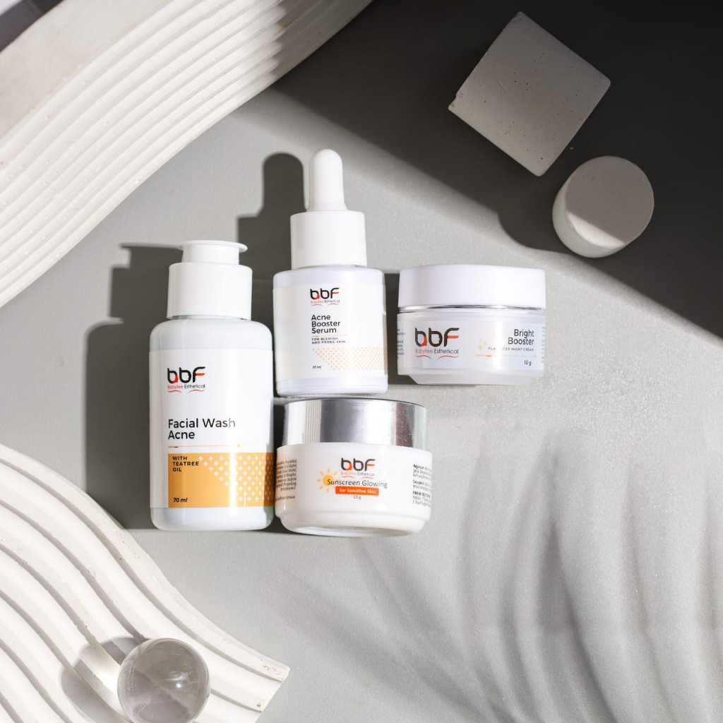 Paketan Bbf Acne whitening  isi 4 - Bbf Skincare Paket Acne isi 4