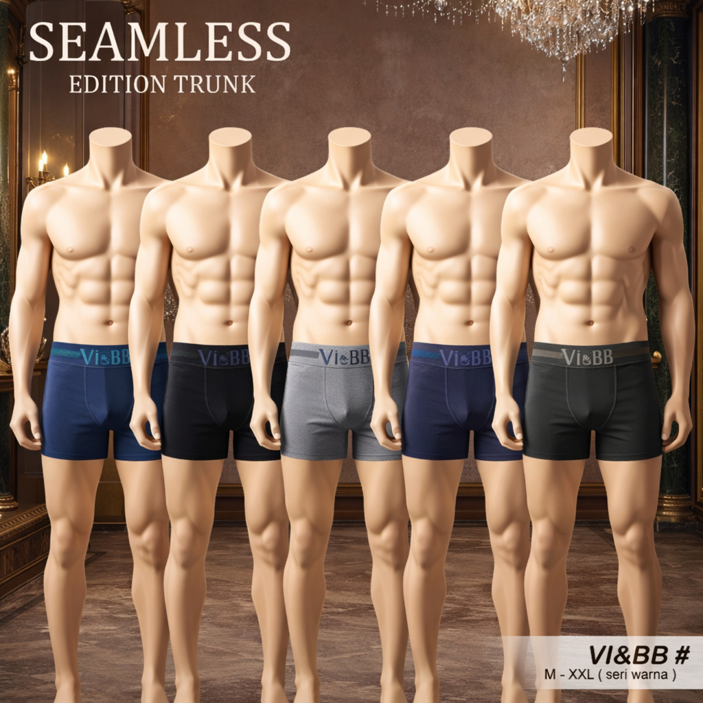GROSIR Murah CD ViBB [ 3 Pcs ] Celana Boxer Super Elastis Jumbo ViBB Pria Anak & Dewasa, CD Pendek L