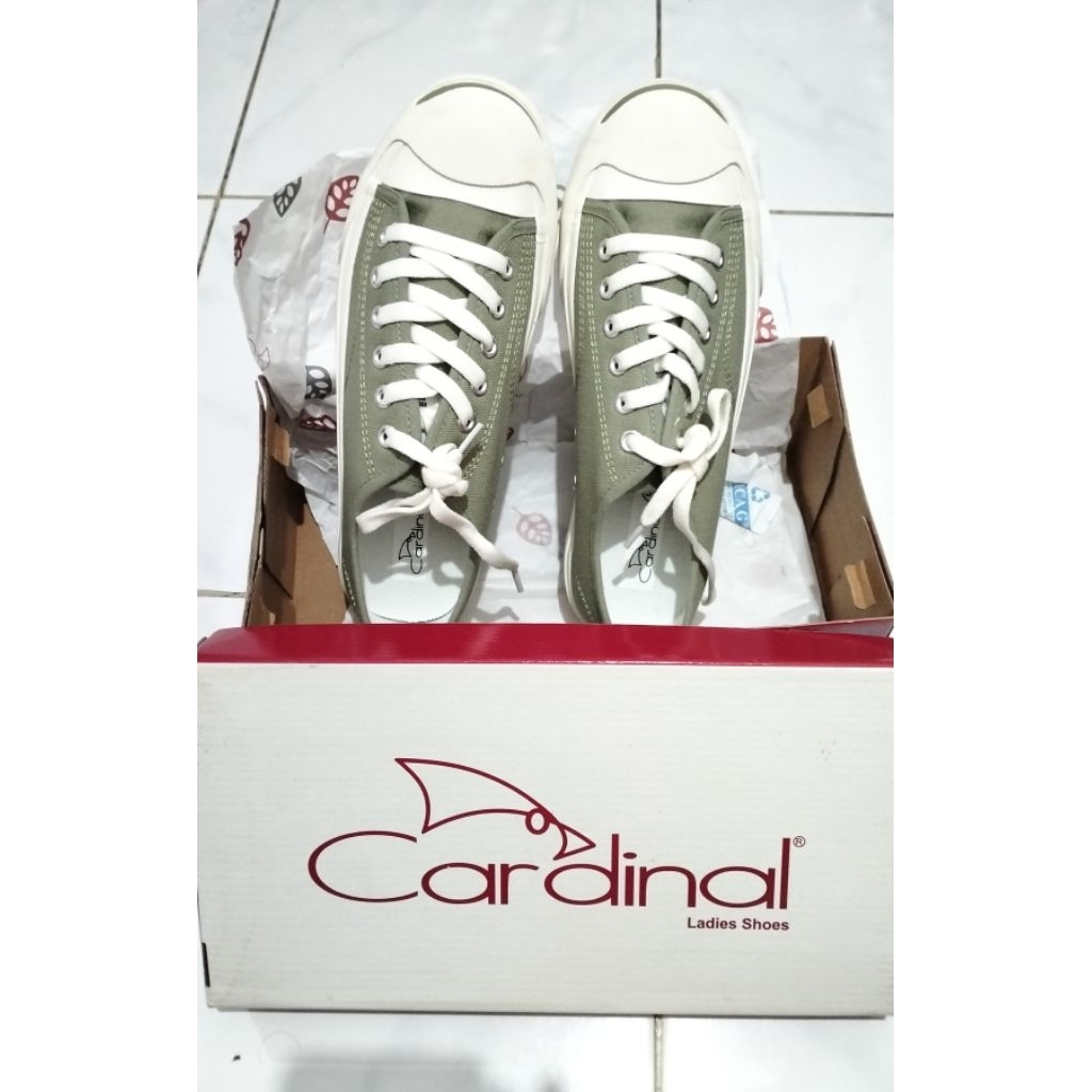 New dan PL (preloved) Sepatu & Sandal wanita brand cardinal sneakers, dll (ready stock siap kirim) b