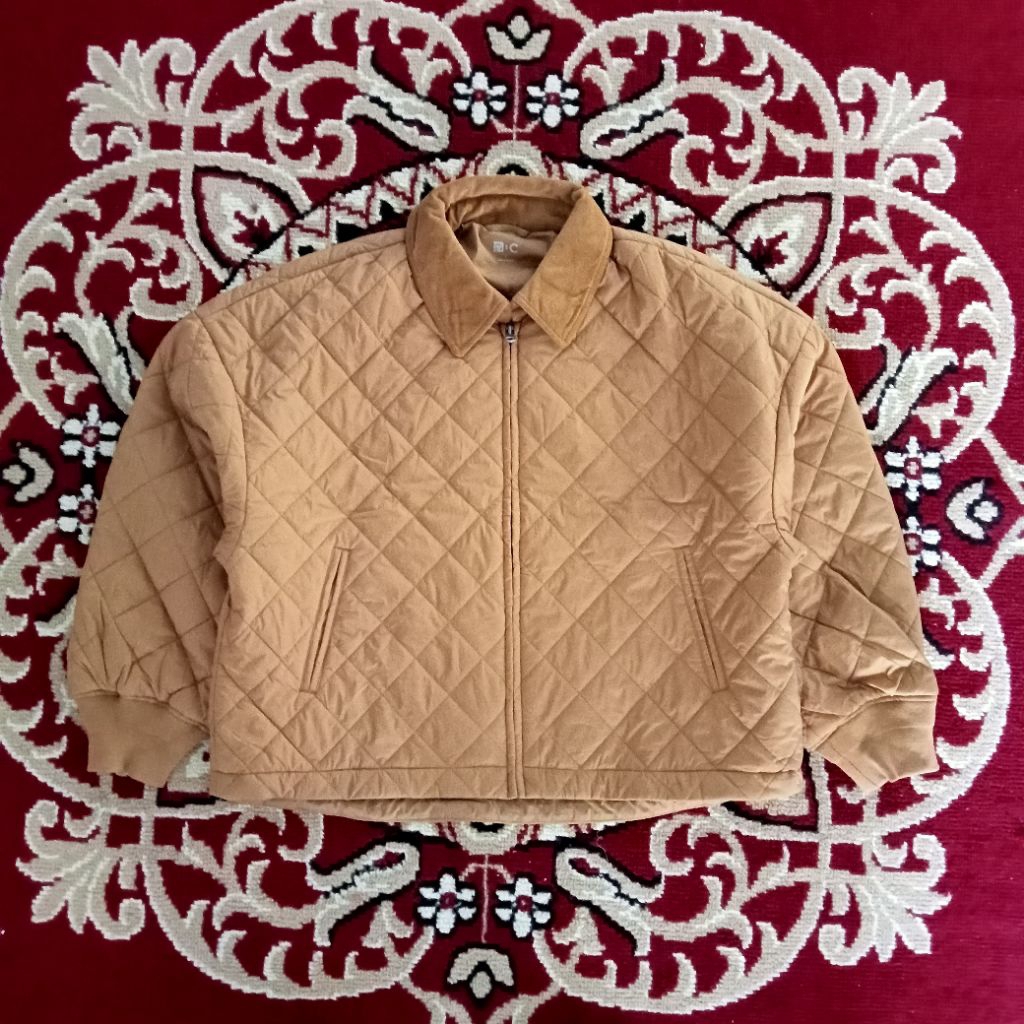 Uniqlo C Boxy Outer Jacket Brown Corduroy