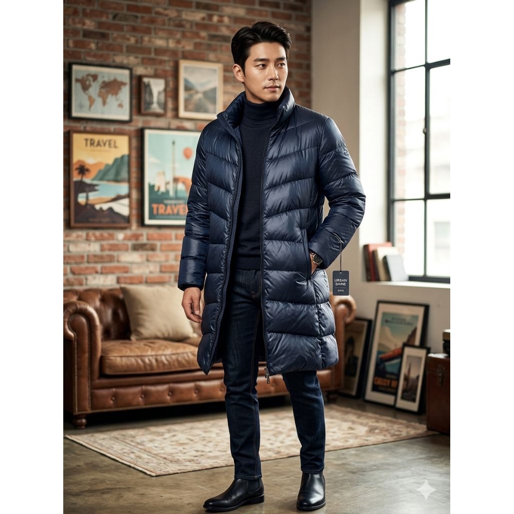 Uniqlo puffer down mantel