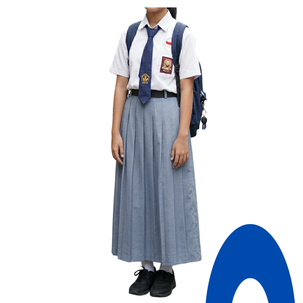 Rok Rempel Sekolah SMP SMA Panjang Model Kekinian Trendy