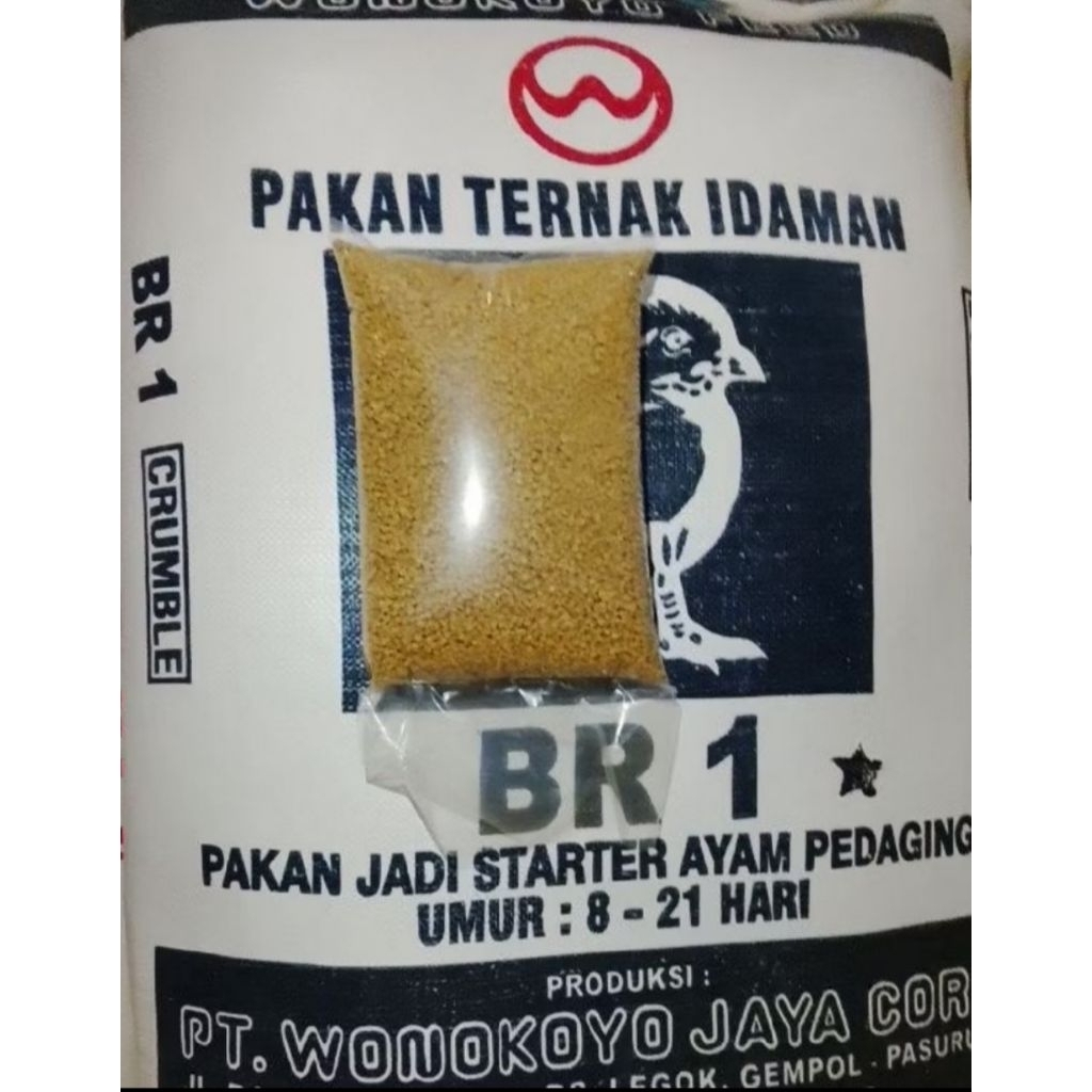 Br 1 wonokoyo Starter anakan ayam pedaging pur pakan unggas