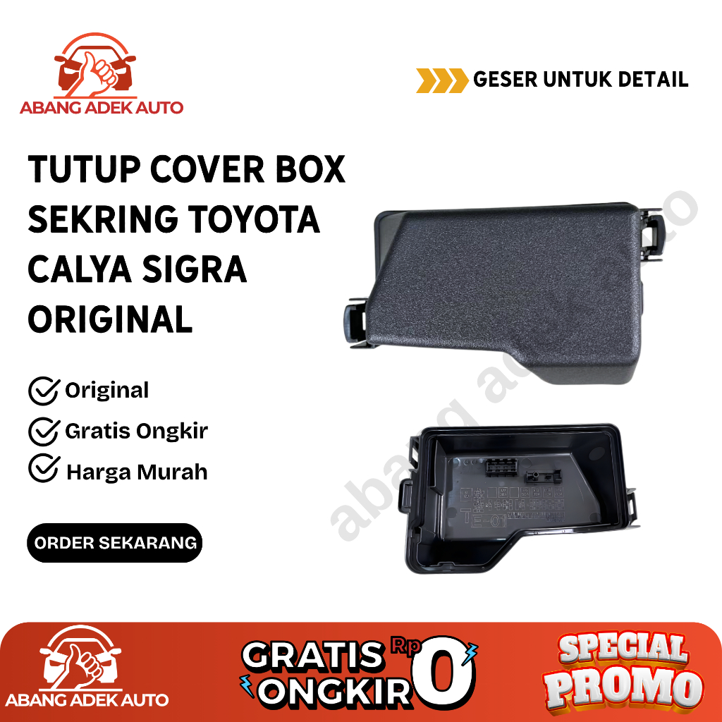 Tutup Cover Box Sekring Toyota Calya Sigra Original