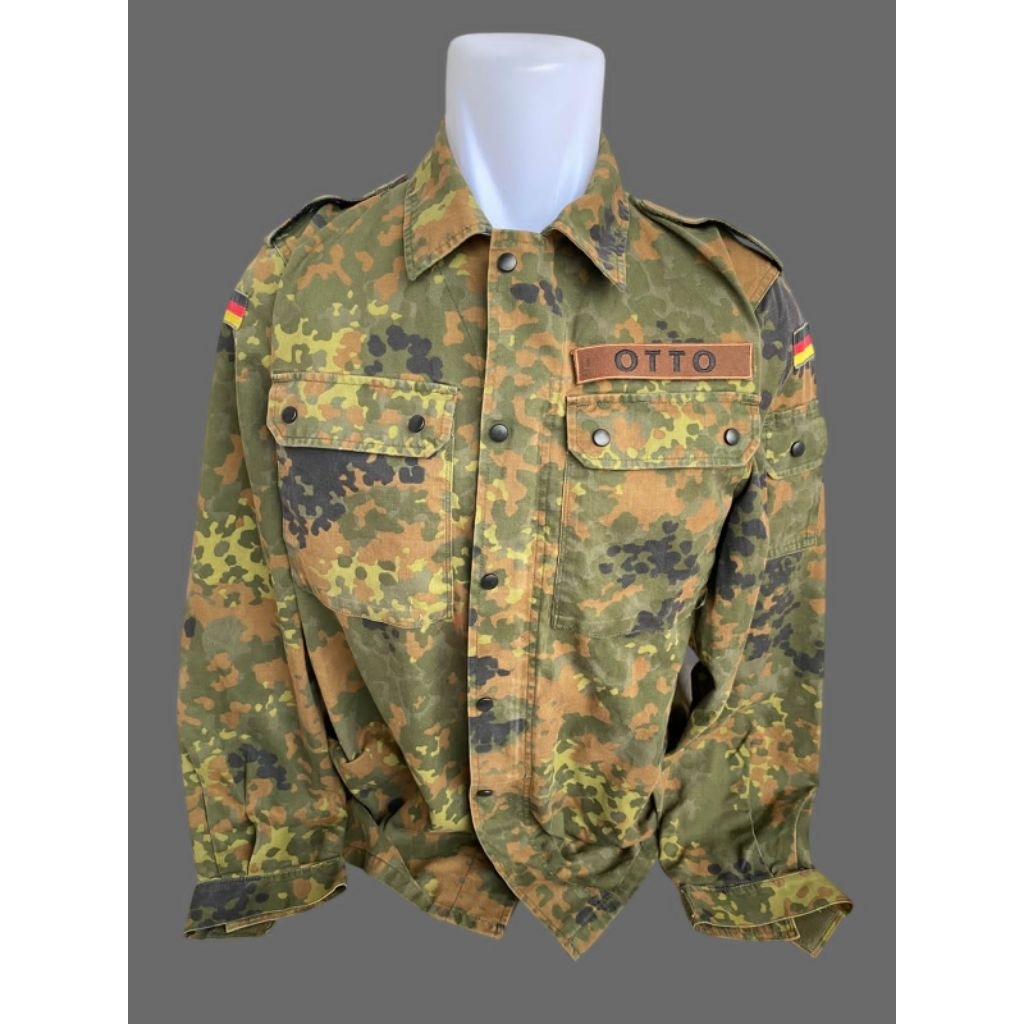 Kemeja BDU Camo Loreng Flecktarn Tentara Jerman Army Original (44)