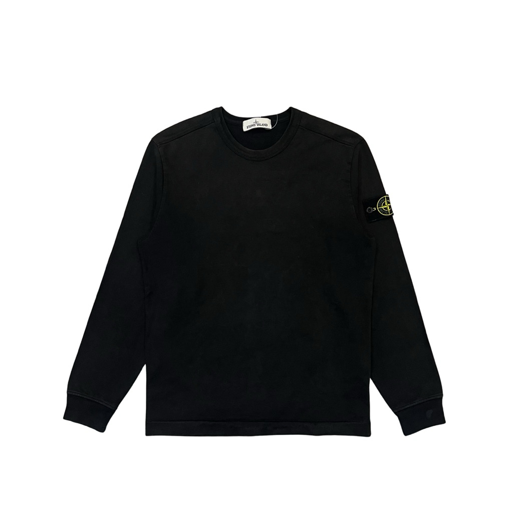STONE ISLAND CREWNECK BLACK S RFID