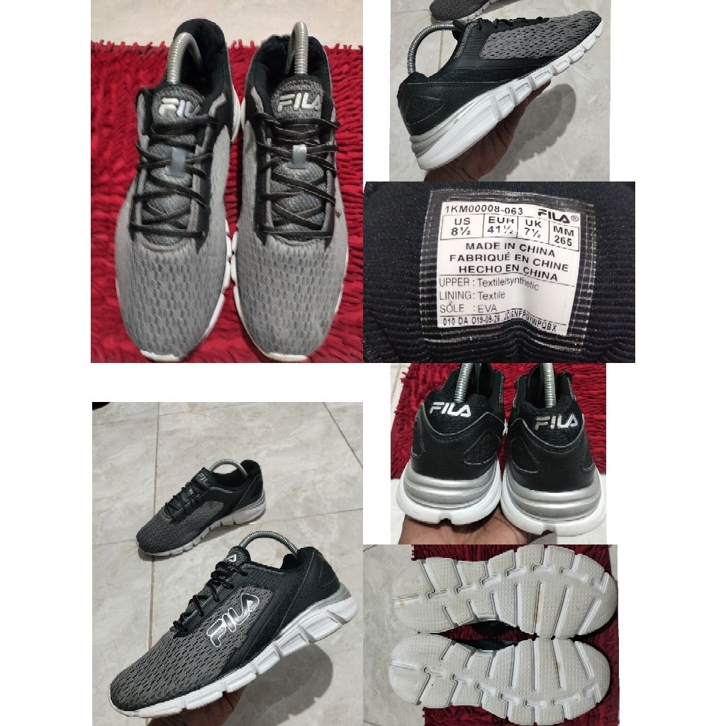 Sepatu Preloved Second Original Fila Memory Countdown 5 Size 42