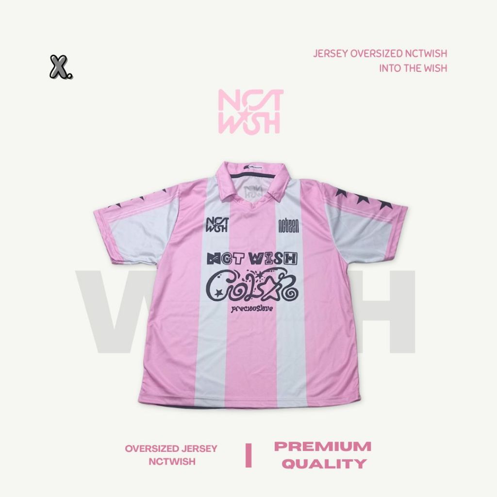 Jersey Kaos NCT WISH INTO THE WISH Oversize Unisex Custom