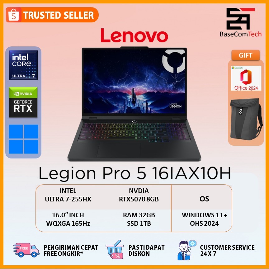 Lenovo LEGION PRO 5i Ultra 7-255HX RTX5070 32GB/1TB 16.0 inchi WQXGA OLED 165Hz