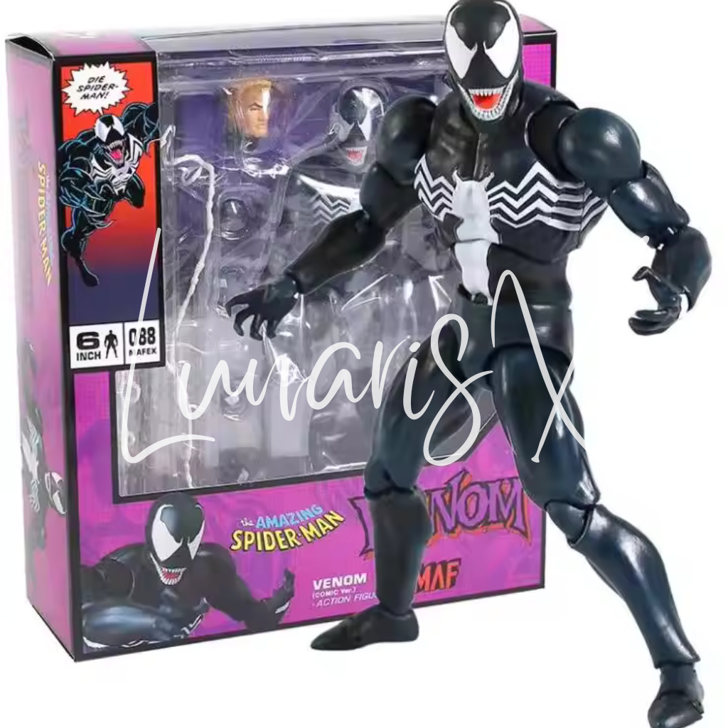 Mafex 088 Venom The Amazing Spiderman Comic Version Action Figure