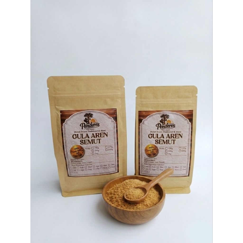 Gula Aren Semut Organik 500g / Gula Aren Semut Asli / Palm Sugar