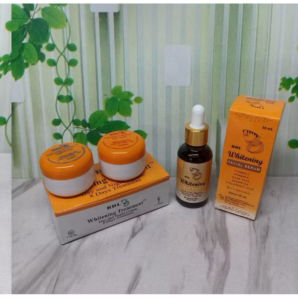 Paket Lengkap 3in1 RNL 8 hari & Serum whitening rdl