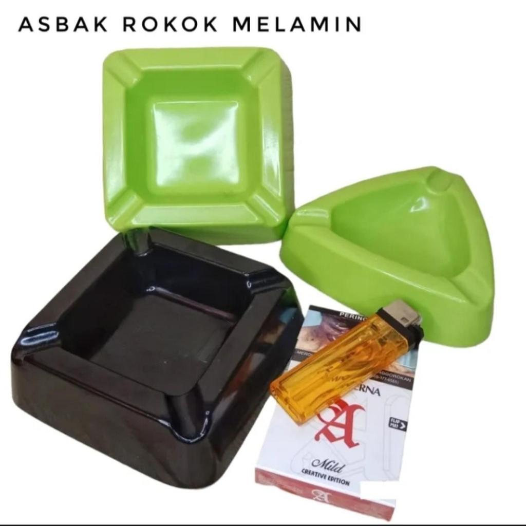 Asbak Segi Melamine Singa Singi Asbak Kotak Singa Singi Asbak Melamin Kotak Singa Singi MelamineWare