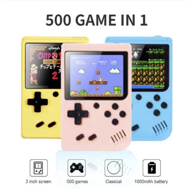 Gameboy Retro 500 in 1 Games Mini Portabel Handheld Game Console