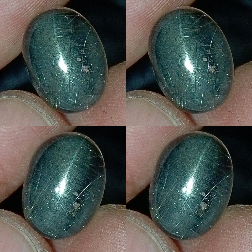 NATURAL RUTILATED QUARTZ BRAZIL COLORLESS & LIGHT YELLOW MEMO GLI LAB