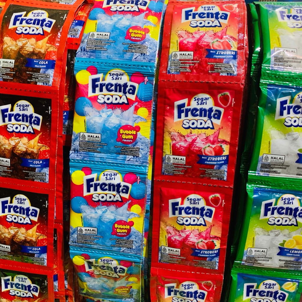 Minuman Serbuk Frenta Renceng Soda Segar Sari