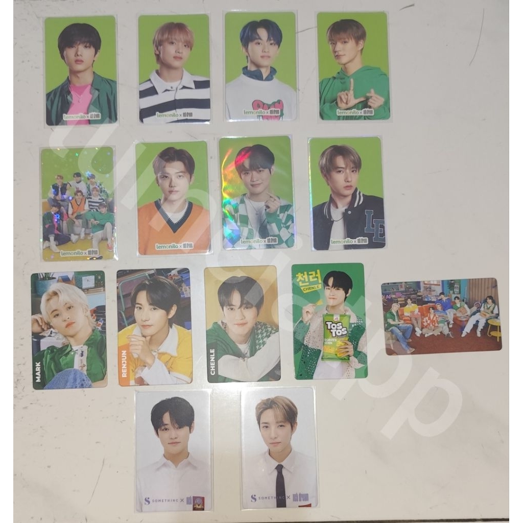 PHOTOCARD LEMONILO TOSTOS SOMETHINC X NCT DREAM FULLSET MARK JISUNG CHENLE JAEMIN HAECHAN RENJUN JEN