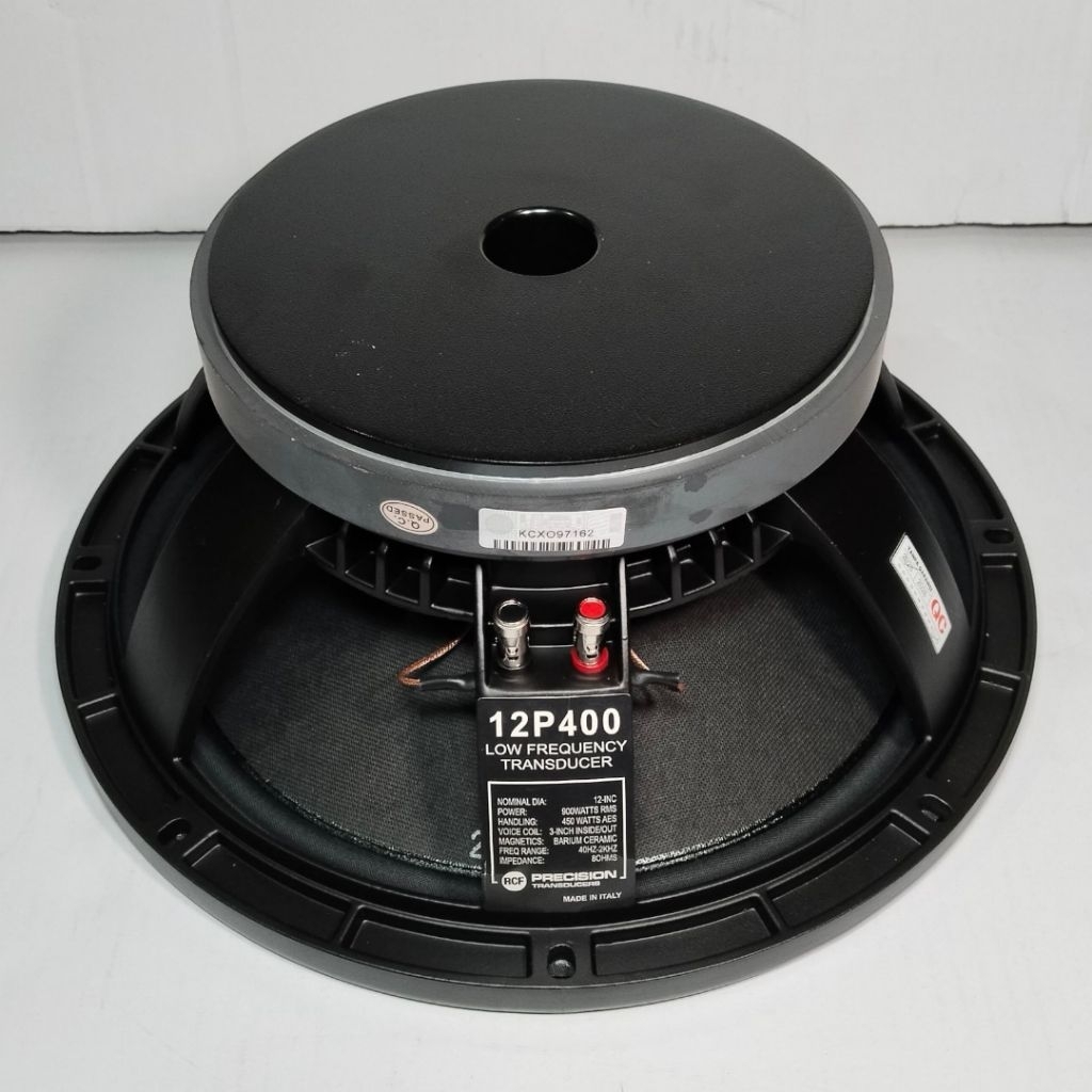 Komponen Speaker / 12 Inch / RCF 12P400 / VC 3 IN / 12 P 400 12 P400 / 98 dB - RMS 450 Watt