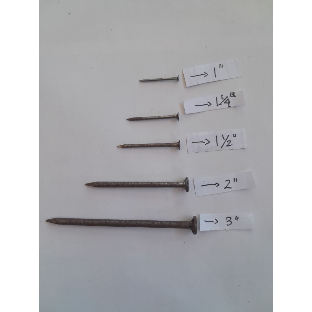 paku kayu /triplek 1 KG 2CM - 8CM [¾"-3"]