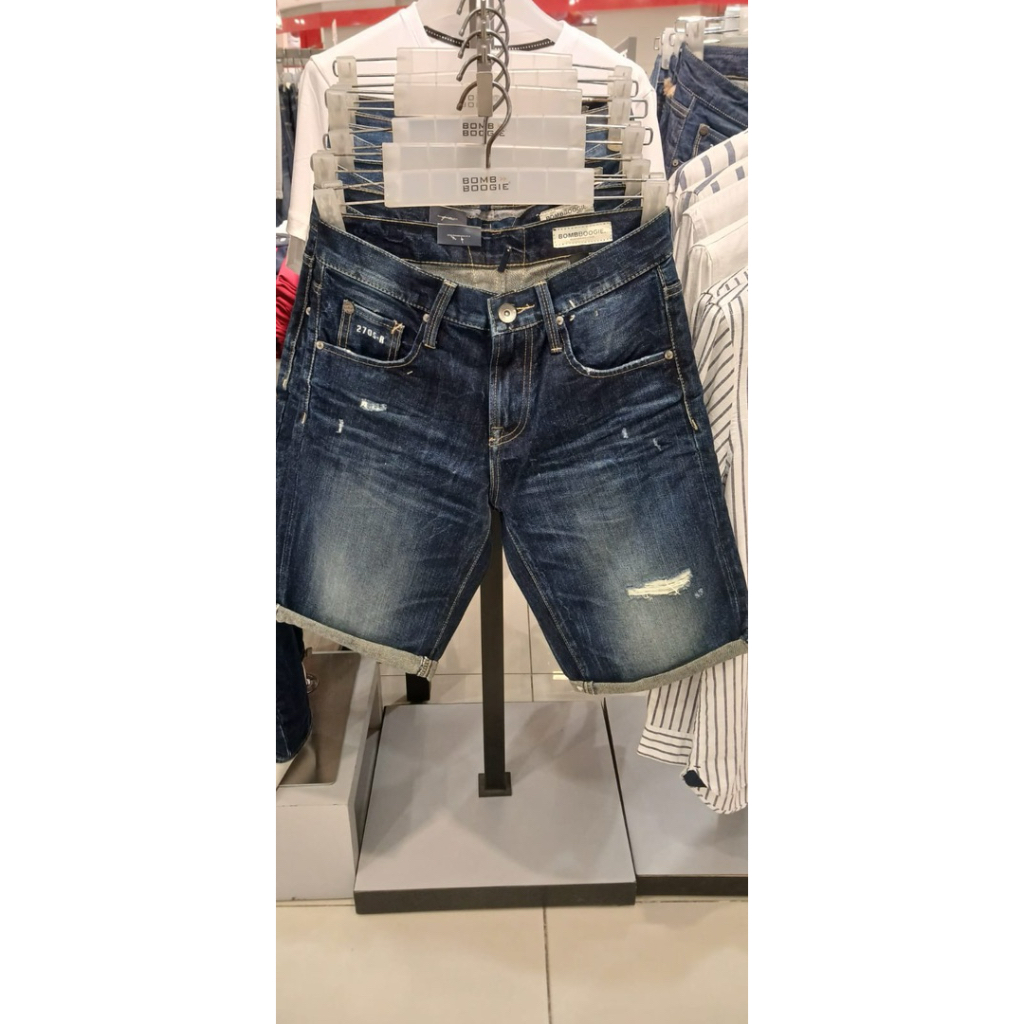 BOMBBOOGIE CELANA PENDEK JEANS ORIGINAL 100%