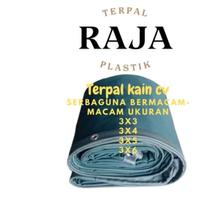 terpal tenda  kain cv tebal  ukuran 4x6