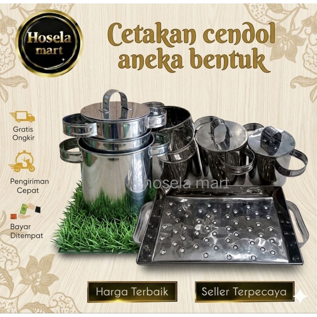 Cetakan Cendol Dorong / cetakan es dawet / cetakan es cendol stainless / cetakan dorong es dawet