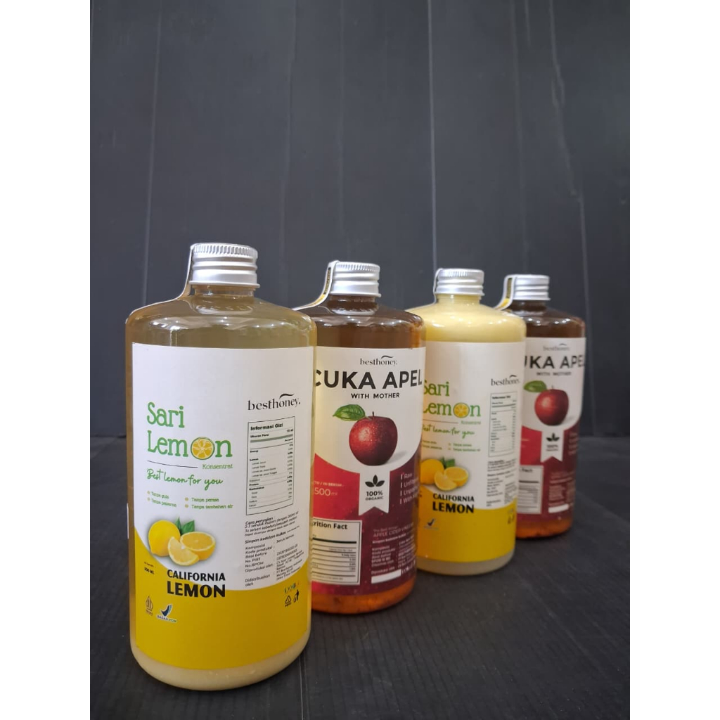 Sari Lemon/Minuman Sari Lemon/Lemovita/Minuman Sehat/Minuman Cuka Apel/Cuka Apel