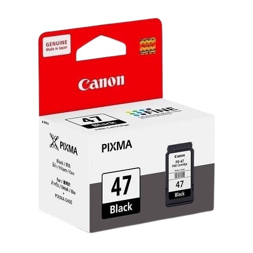 Tinta Cartridge Canon PG-47 Hitam Original untuk Printer Pixma E400, E410, E460