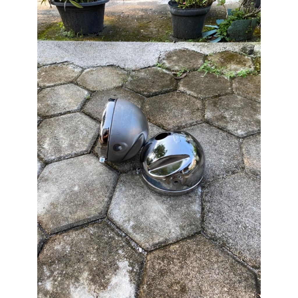 Batok CB 125 Crome Batok Lampu CB 125 Full Pres Crome sakatech