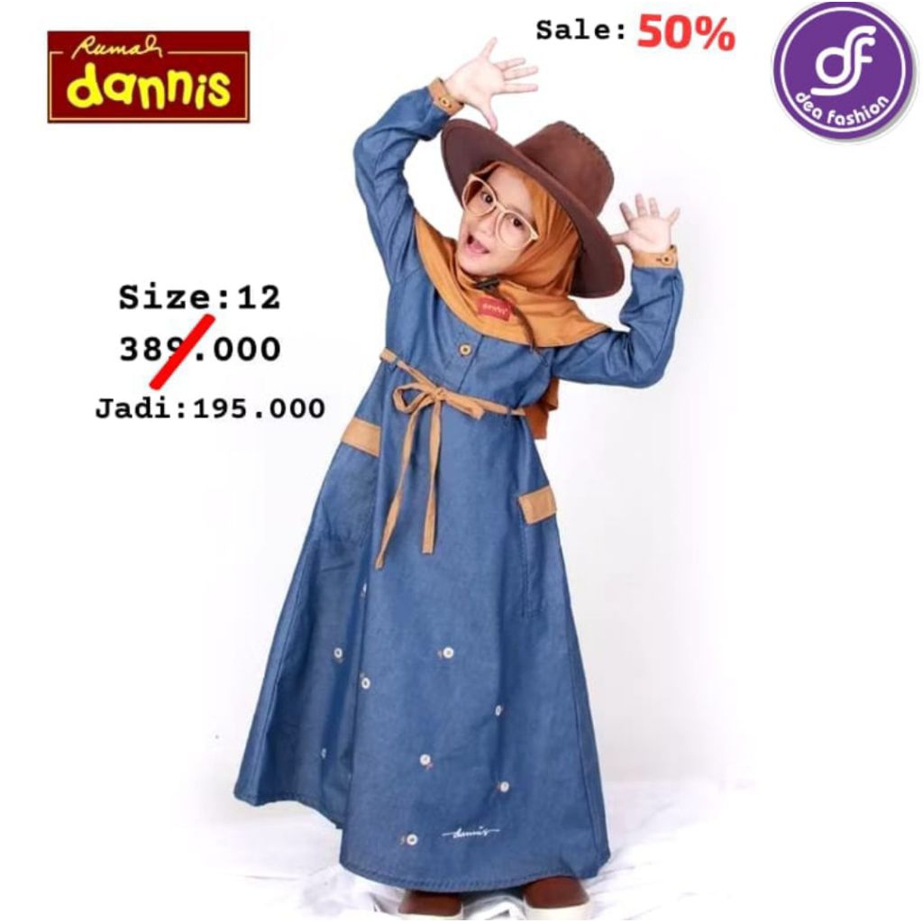 GAMIS ANAK DANNIS ORI DISKON 50%
