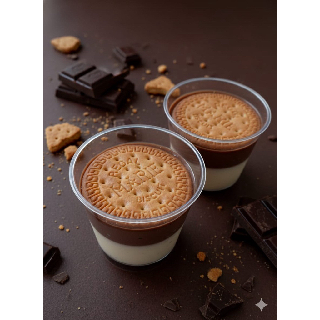 Hampers Puding Susu Regal Chocolate Lembut Tanpa Pengawet Dessert Cup Fresh