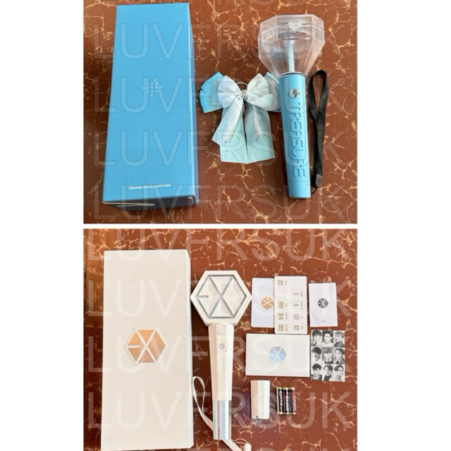 WANT TO SELL PRELOVED LIGHTSTICK EXO VER 2 ERIBONG TREASURE VER 1 TEULIGHT