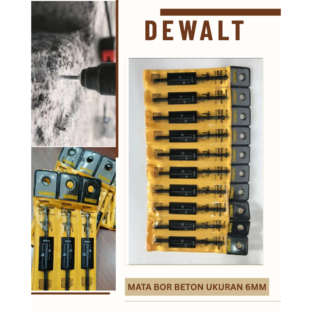 Dewalt Mata Bor Beton 6mm
