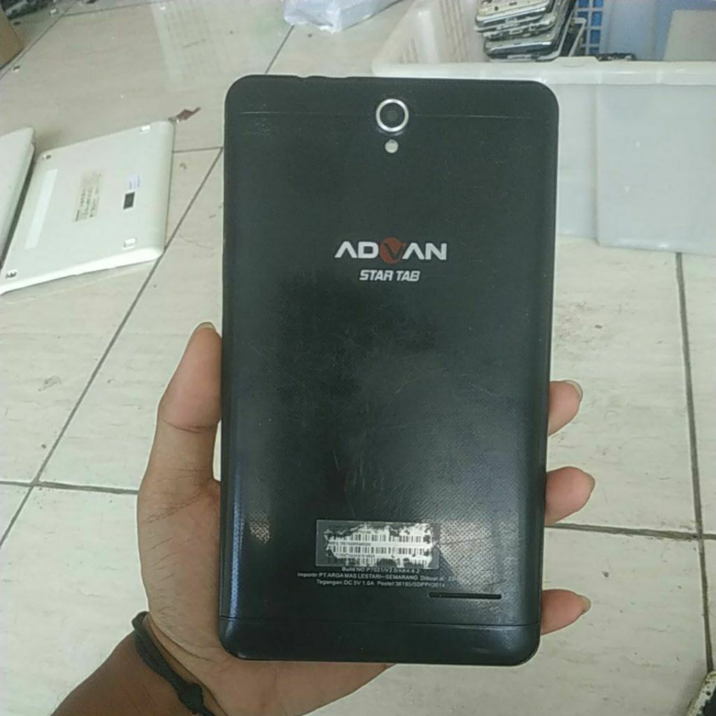 backdoor bekas tablet advan E1C, E1C PLUS E1C PRO,tombol lengkap sesuai gambar