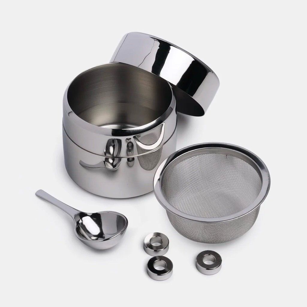 Mr. Kondo Matcha Sieve can set / Tea strainer Lengkap set sealer