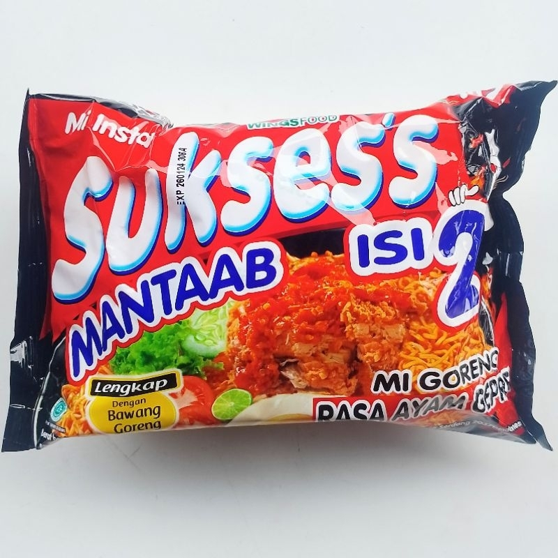 mie sukses isi 2 ayam geprek