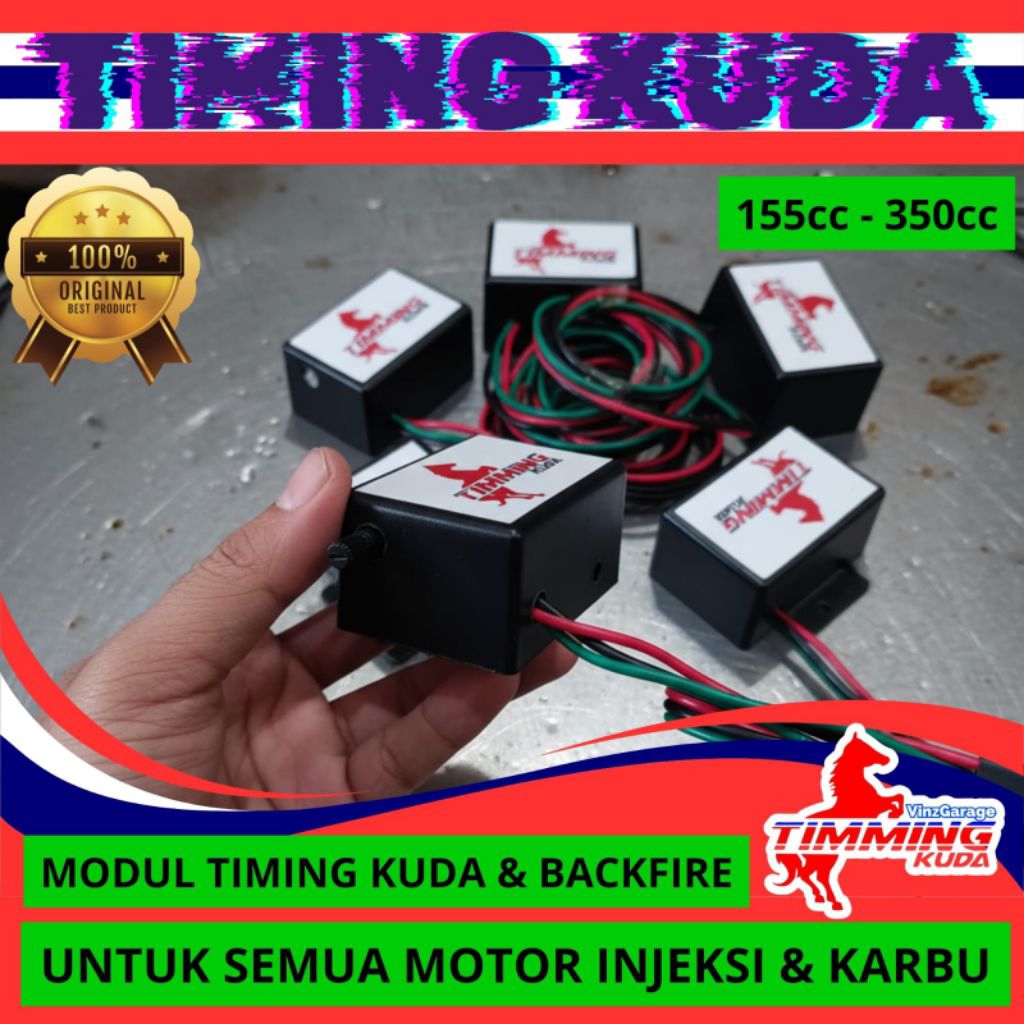 Timing Kuda & Backfire SEMUA MOTOR (Untuk 155cc - 350cc)